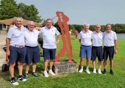 Notre équipe seniors 2 (+ 60 ans) se maintient en 2ème division au golf de Graves et Sauternais en Championnat de France: MERCI MARC!