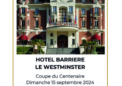 COUPE DU CENTENAIRE DU WESTMINSTER Dimanche 16/09/2024