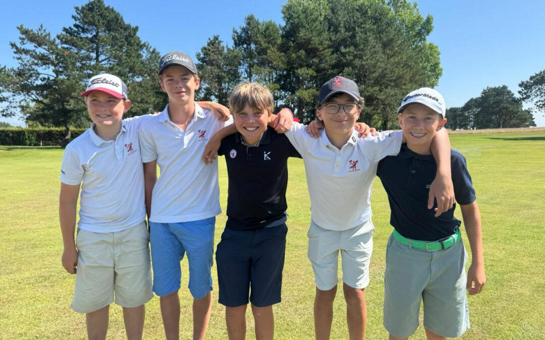 L’équipe U16 monte en 3ème division en se classant 2ème en strokeplay à Dieppe les 9 et 10 juillet 2025