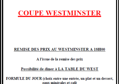 COUPE WESTMINSTER
