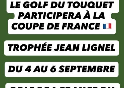 LE TOUQUET qualifié pour la COUPE DE FRANCE PAR EQUIPE – TROPHEE LIGNEL